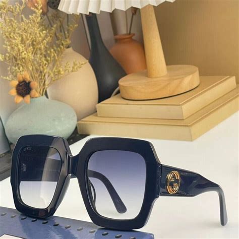 gucci oversized sunglasses gg0053s|oversized gucci sunglasses for women.